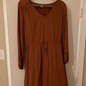 New burnt orange Old Navy dress